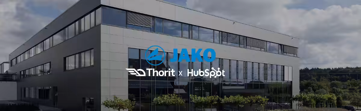 JAKO and Thorit announce their CRM partnership.